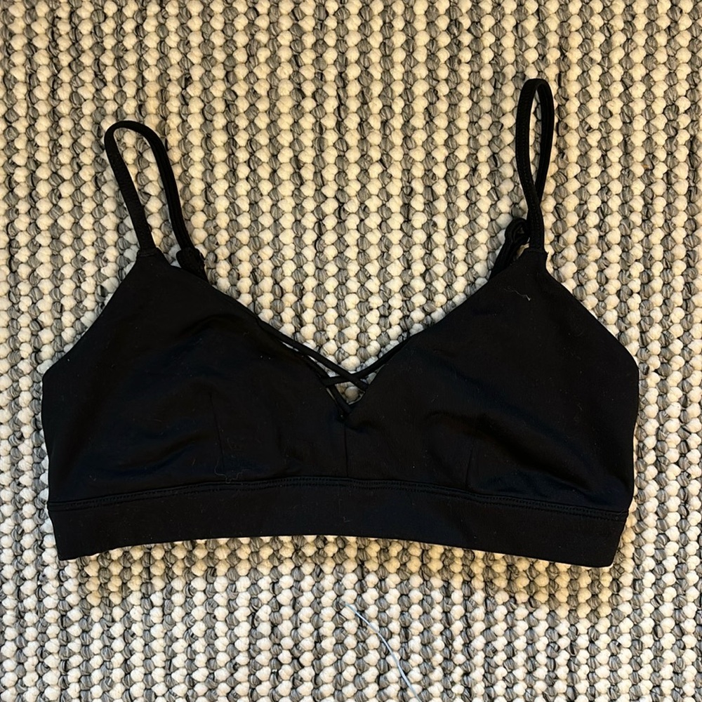 Alo Small Black Sports Bra